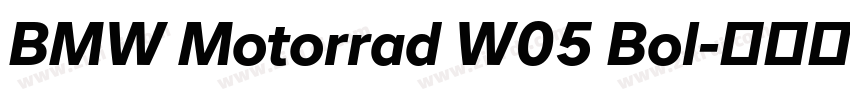 BMW Motorrad W05 Bol字体转换 BMW Motorrad W05 Bol字体转换